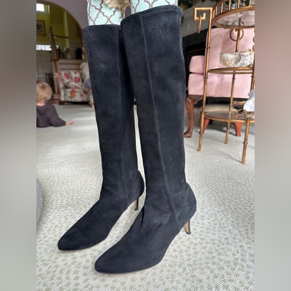Cole Haan Black Suede Boots